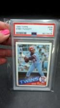 Psa Graded 1985 Topps Kirby Puckett Twins Baseball Card
