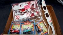 Target Airplane Kit, 2 Pencils, 3 Helix Bumper Cars & 1 3D Glasses
