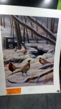 Signed And Numbered Print 47/1500  "Along The Creek" By Russ Duerksen