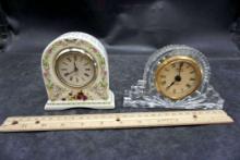 2 Mantle Clocks - One Is Crystal Legends