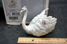 Lladro Swan Figurine