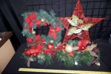 Christmas Wreath, Garland & Star