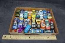 Assorted Toy Vehicles - Mostly Race Cars