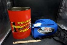 Polaris Racing Trash Can & Trunk Bag