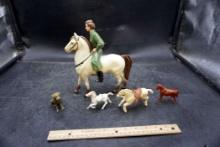 Horse & Dog Figurines