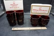 Avon 1876 Cape Cod Collection Tall Beverage Glass Set & Footed Glass Set