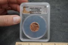 2009-P Anacs-Ms67 Rd Lincoln Cent Inaugural Edition