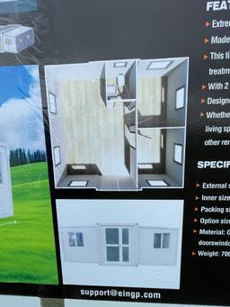 EINGP 400 Sq. Ft. Expandable Container Modular House 2 bedroom,1 Bath,1 Living area