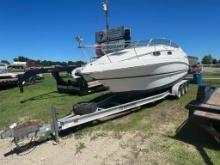 2002 Chaparral 260 26' with tri Axle alluminum trailer missing outdrive Bill of Sale only