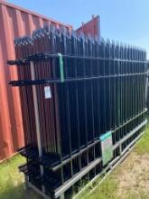 220' of 10' Wrought iron site fence