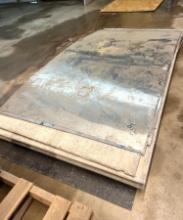 Pallet of Edge Guard Backing and Misc. Metal Sheeting