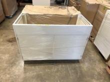 2 Metal Cabinets 35.25 in x 21 5/8 in x 48 in - Under Mount - New