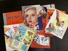 Group of Vintage Motion Picture Herald Advertising Handbills
