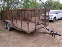 2011 Cand 2 Axle Utility Trailer