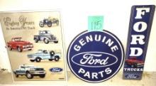 METAL FORD WALL ART - PICK UP ONLY