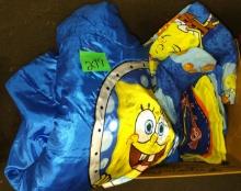 TWIN-FULL SIZE SPONGEBOB BED SET - PICK UP ONLY