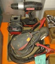 CRAFTSMAN DRILL, JUMPER CABLES, ETC. - PICK UP ONLY