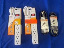 POWER SUPPLY CORDS AND POWER STRIPS