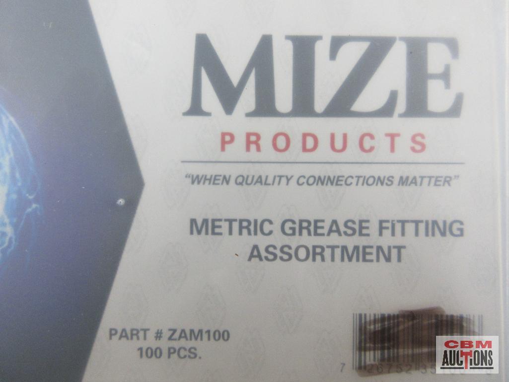 Mize ZAM100 Metric Grease Fitting Assortment