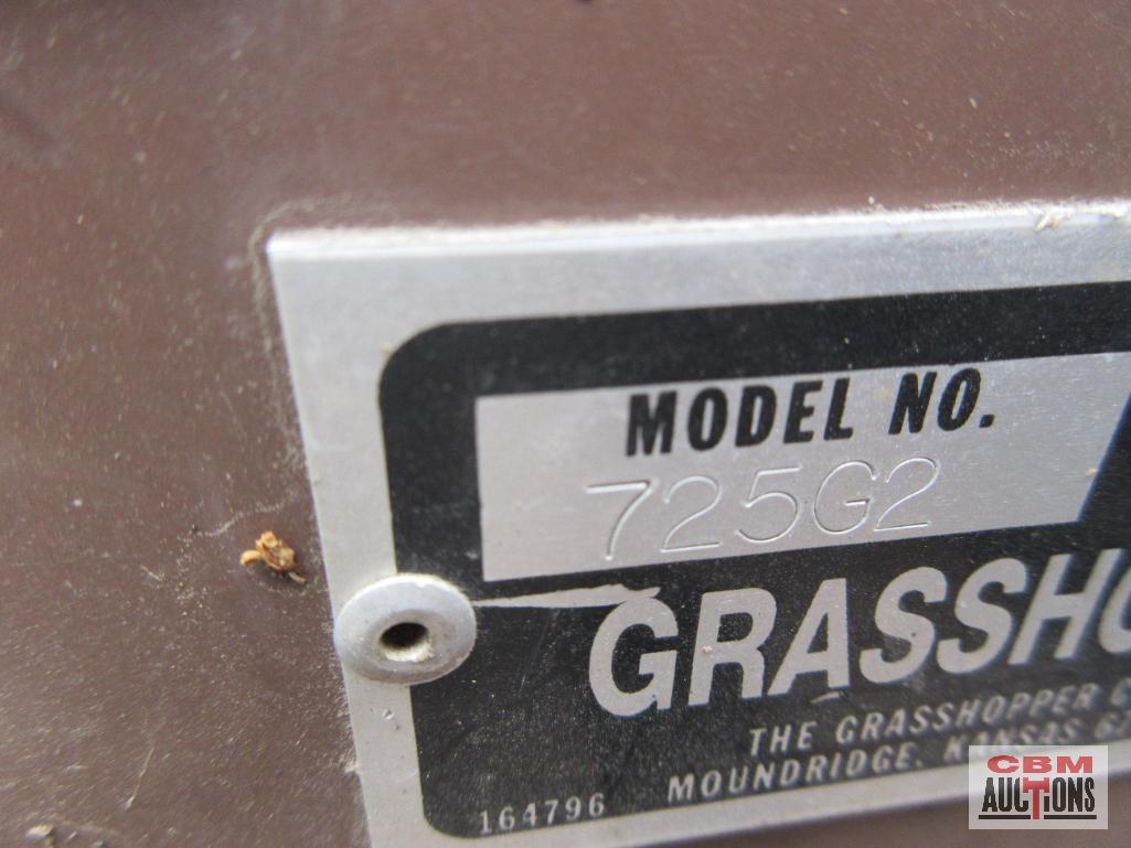 1998 Grasshopper 725 G2 Front Mount Zero Turn Mower, 25 Hp Kubota Gas, 1,444 Hrs, 61" Deck, S#8668