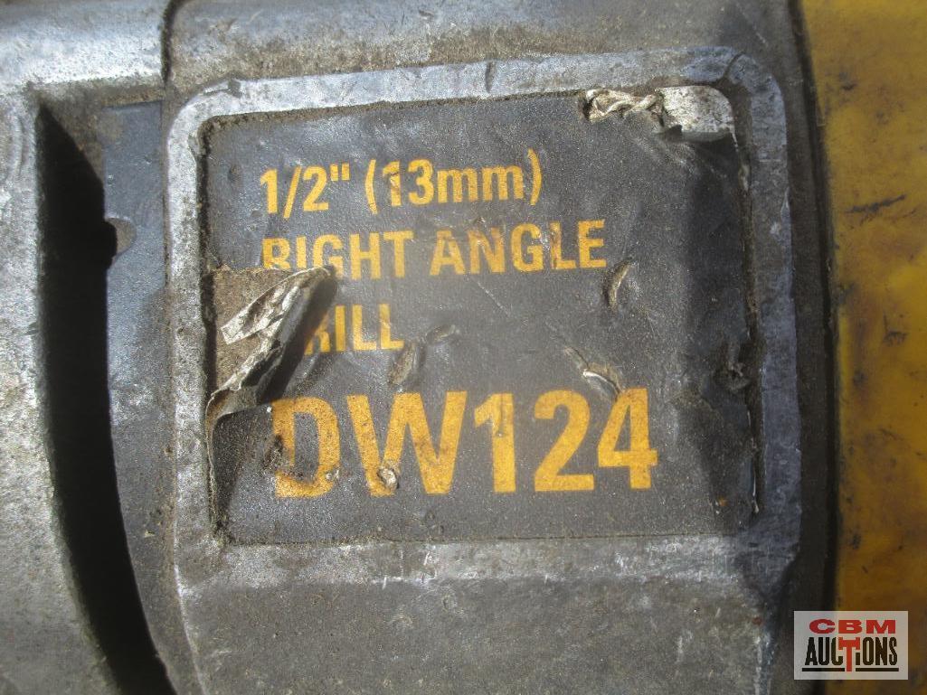Dewalt DW124 1/2" Right Angle Drill (Runs)