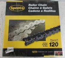 SpeeCo 06120 Roller Chain #120 X 10'