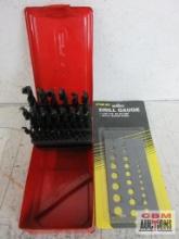 Unbranded Drill Bit Set 1-16" to 1/2" w/ Metal Storage Case Enkay 560-C Drill Gauge 1/16" - 1/2" by