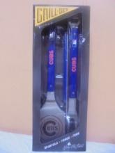 Sportula 3pc Chicago Cubs Grill Tool Set