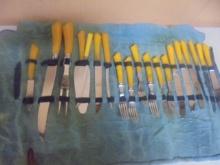Vintage USA Made Stainless Steel Cutlery Set