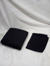 Black Unknown Size 4Pc Bed Sheet and Pillow Case Set