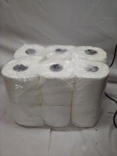 Toilet Paper. 12 Pack 2-Ply