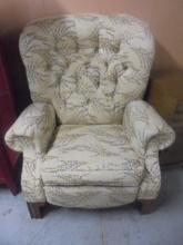 Beautiful Large Wingback Accent Pushback Recliner