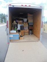 You Are Bidding On And Buying The Contents of This 18ft Enclosed Trailer