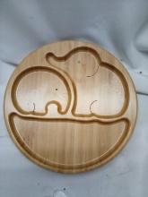 Elephant baby food plate