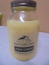 Hoosier Candle Company Quart Lemon Verbena Jar Candle