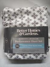 Better Homes&Gardens King Size Performance Sheet Set