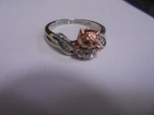 Beautiful Ladies Sterling Silver Ring w/ Own & Stones