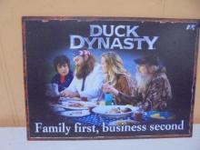 Duck Dynasty Metal Sign