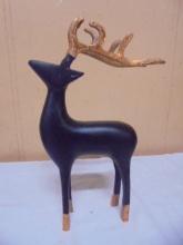 Metal Reindeer Figurine