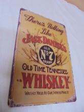 Jack Daniels Old No 7 Whiskey Advertisement Sign