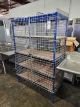 48 in. x 24 in. 4 Shelf Security Cage