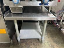 24 in. x 28 in. Stainless Steel Top Equipment Stand