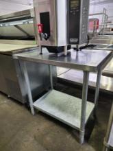 36 in. x 24 in. Stainless Steel Top Table