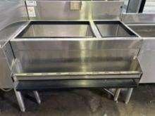 Glastender 36 in. Underbar Cocktail Unit with Ice Bin and Cold Plate