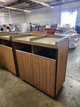 44 in. x 24 in. Double Trash Receptacle