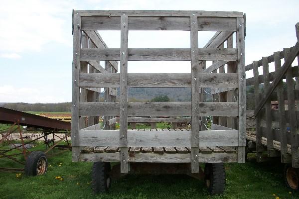 Wooden Hay Wagon