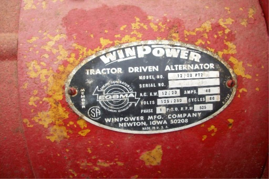 WinPower 12/20 PTO Generator