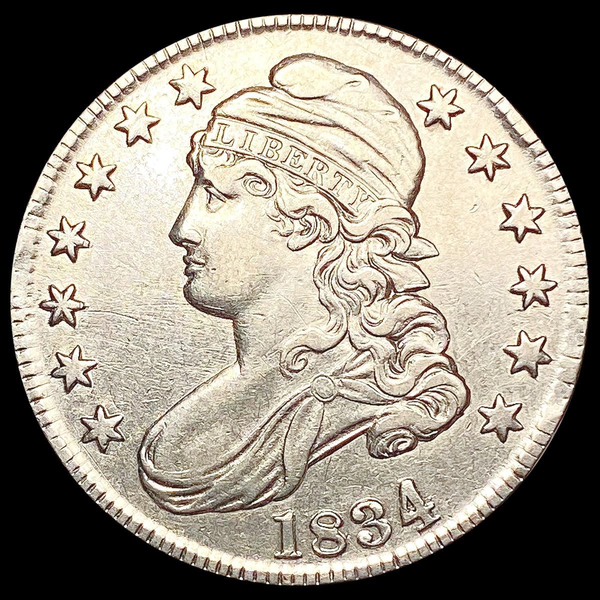 1834 Capped Bust Half Dollar CLOSELY UNCIRCULATED