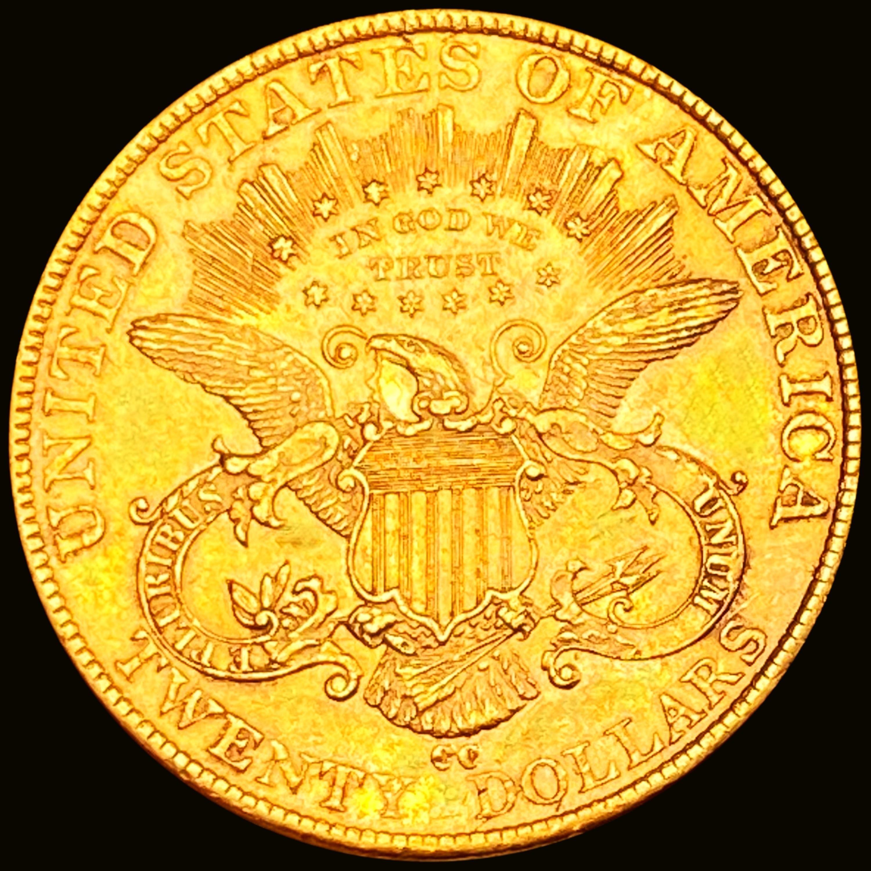 1892-CC $20 Gold Double Eagle UNCIRCULATED +