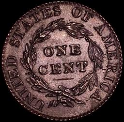 1824 Coronet Head Cent CHOICE BU+
